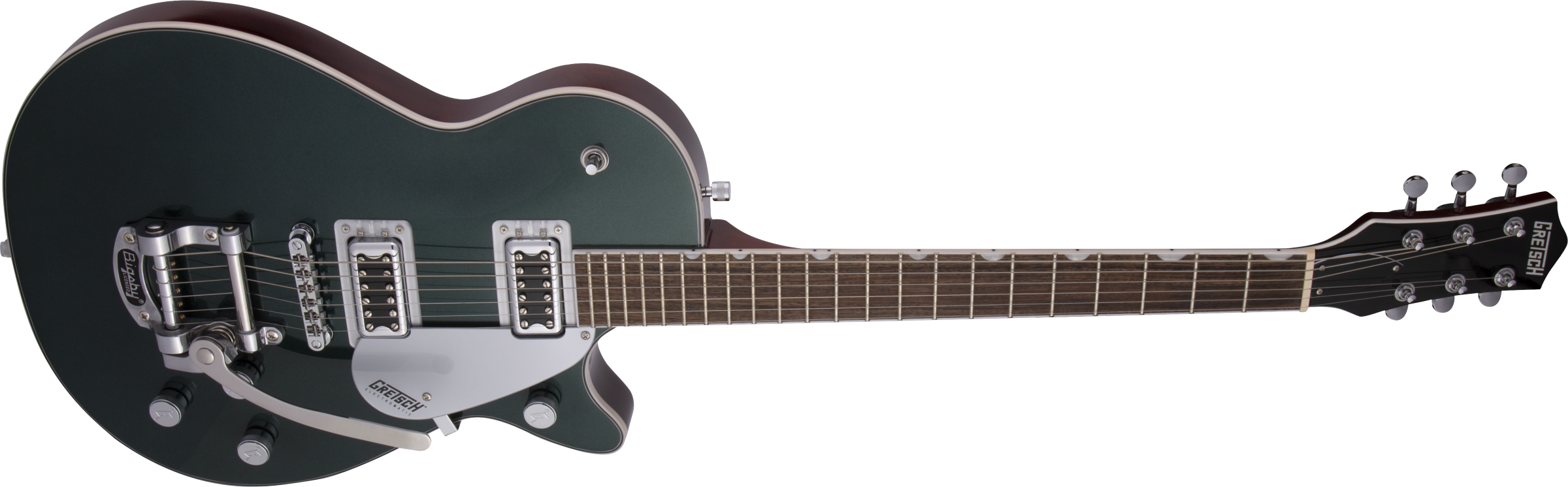 Gretsch G5230t Electromatic Jet Ft Single-cut Bigsby 2h Trem Lau - Cadillac Green - Guitarra eléctrica de corte único. - Variation 2