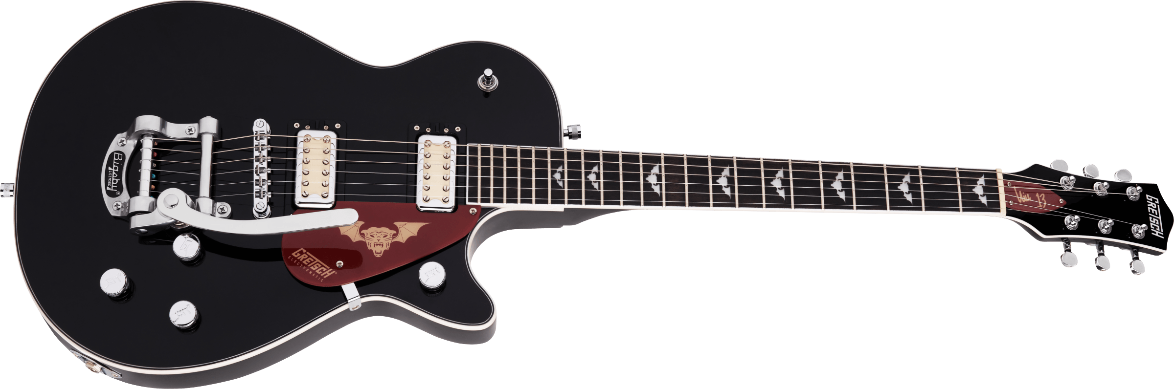 Gretsch G5230t Electromatic Jet Nick 13 Signature Bigsby Hh Trem Lau - Black - Guitarra eléctrica de corte único. - Variation 2
