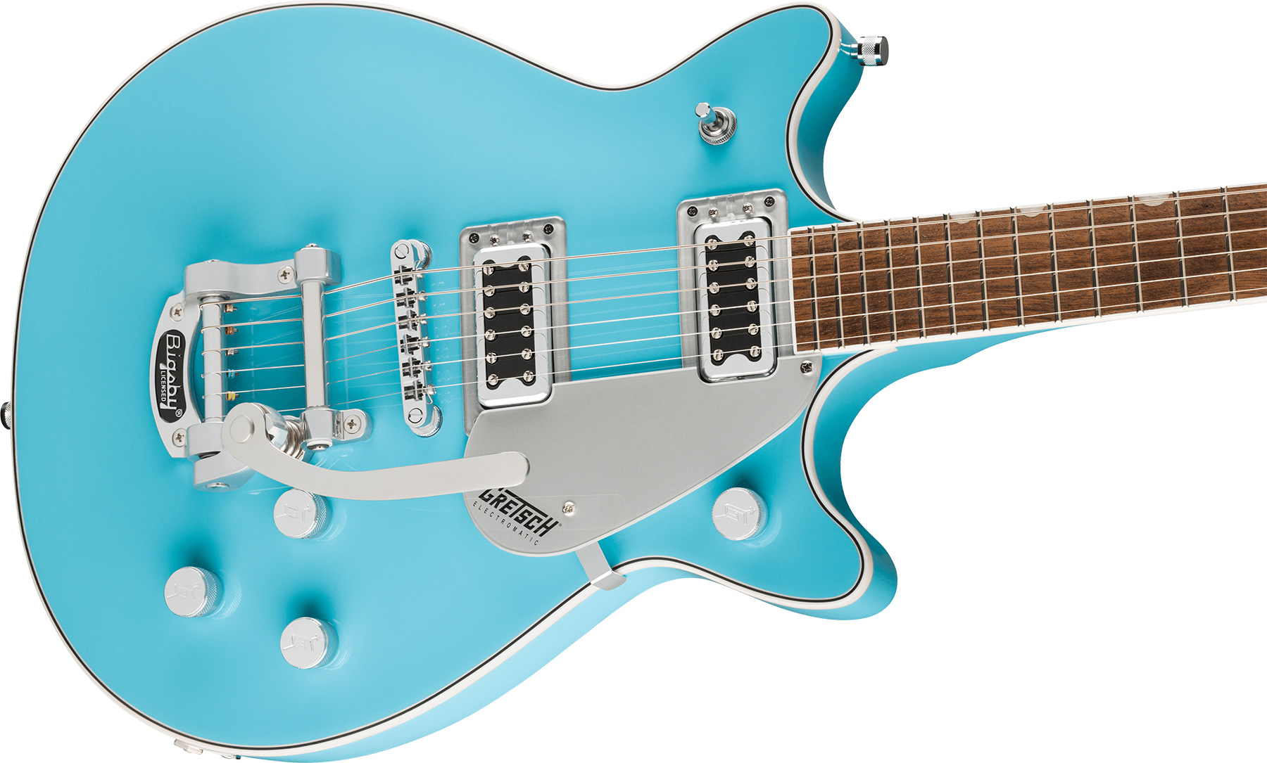 Gretsch G5232t Bigsby Electromatic Double Jet Ft 2h Trem Lau - Kailani Blue - Guitarra eléctrica de doble corte - Variation 2