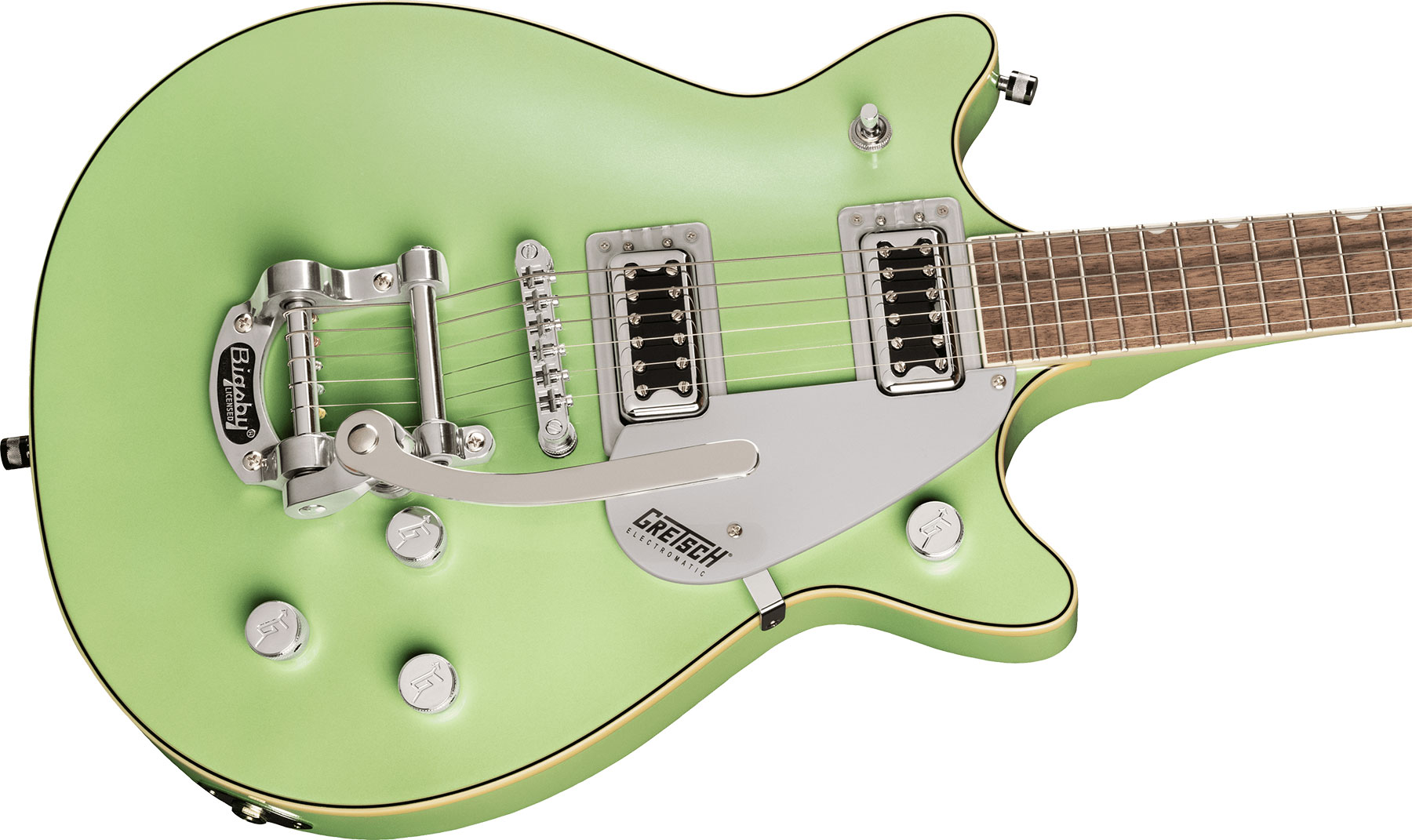 Gretsch G5232t Electromatic Double Jet Ft Hh Bigsby Lau - Broadway Jade - Guitarra eléctrica de doble corte - Variation 2