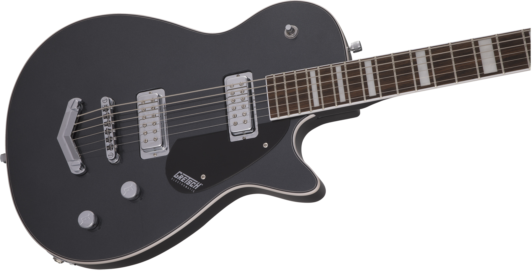 Gretsch G5260 Electromatic Jet V-stoptail Hh Ht Lau - London Grey - Guitarra eléctrica barítono - Variation 2