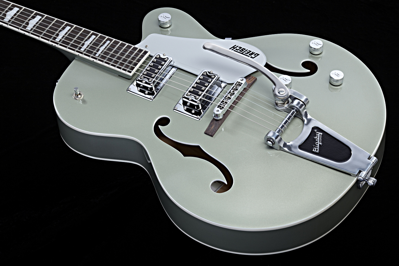 Gretsch G5420t Electromatic Hollow Body - Aspen Green Gloss - Guitarra eléctrica semi caja - Variation 1