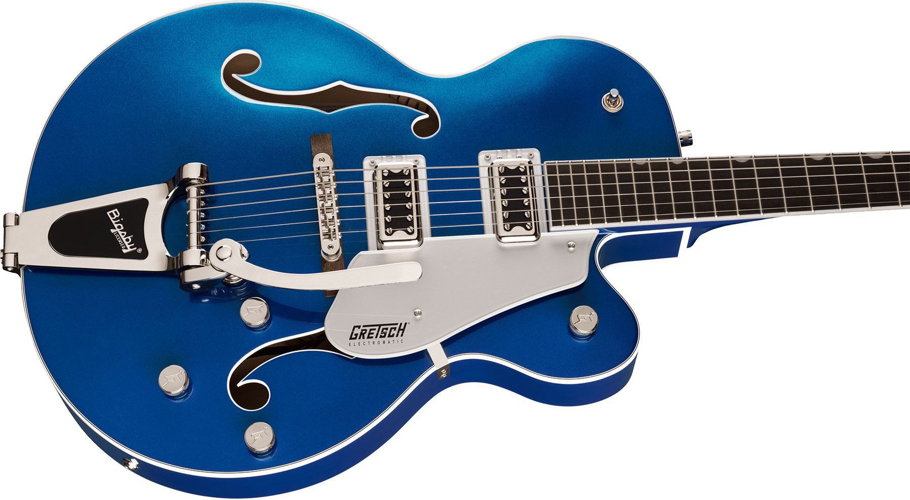 Gretsch G5420t Classic Electromatic Hollow Body Hh Trem Bigsby Lau - Azure Metallic - Guitarra eléctrica semi caja - Variation 2