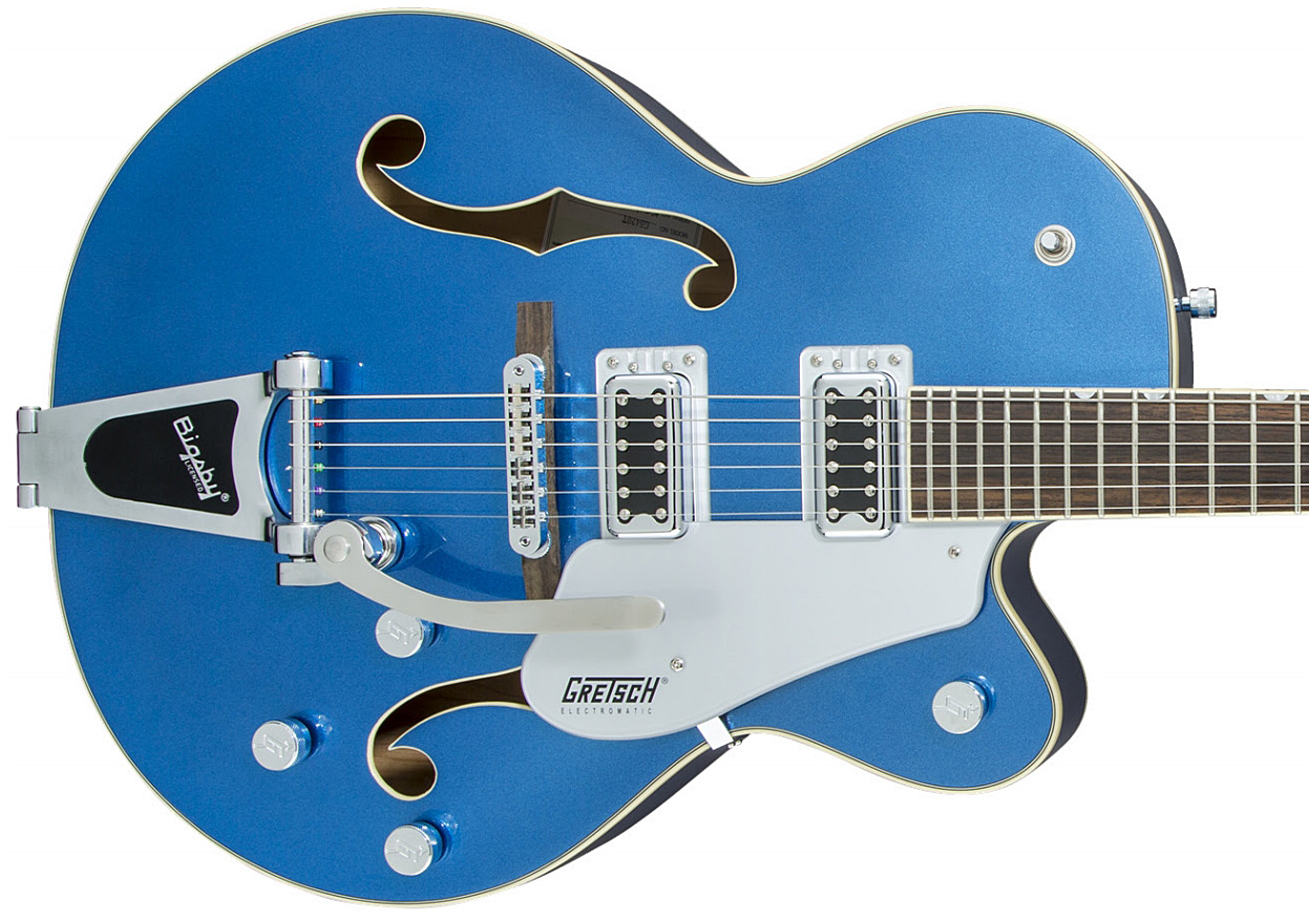 Gretsch G5420t Electromatic Hollow Body 2016 - Fairlane Blue - Guitarra elécrica Jazz cuerpo acústico - Variation 2