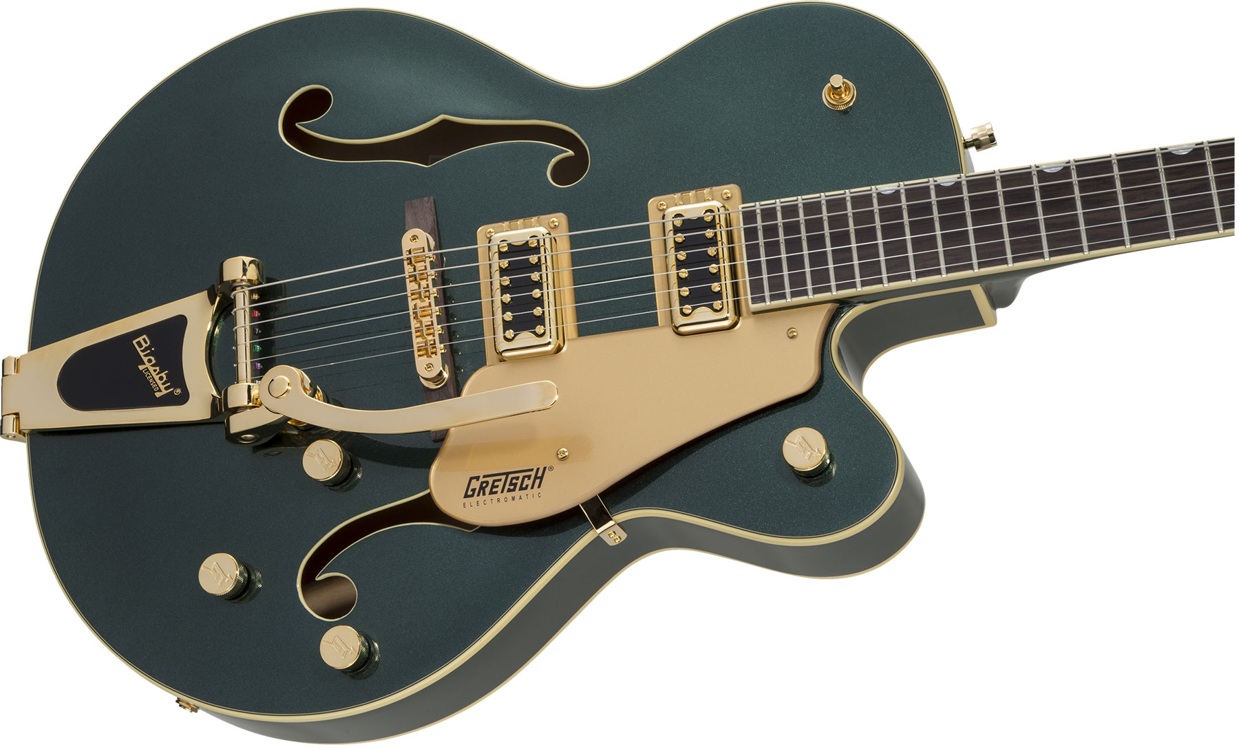 Gretsch G5420tg Electromatic Hollow Body Ltd Bigsby Rw - Cadillac Green - Guitarra elécrica Jazz cuerpo acústico - Variation 2