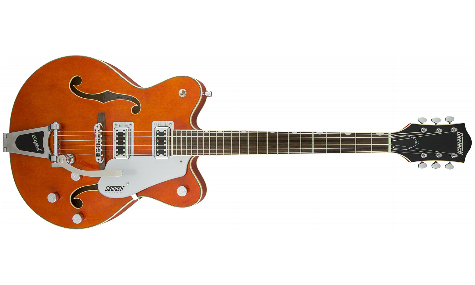 Gretsch G5422t Electromatic Hollow Body 2016 Bigsby - Orange Stain - Guitarra elécrica Jazz cuerpo acústico - Variation 1