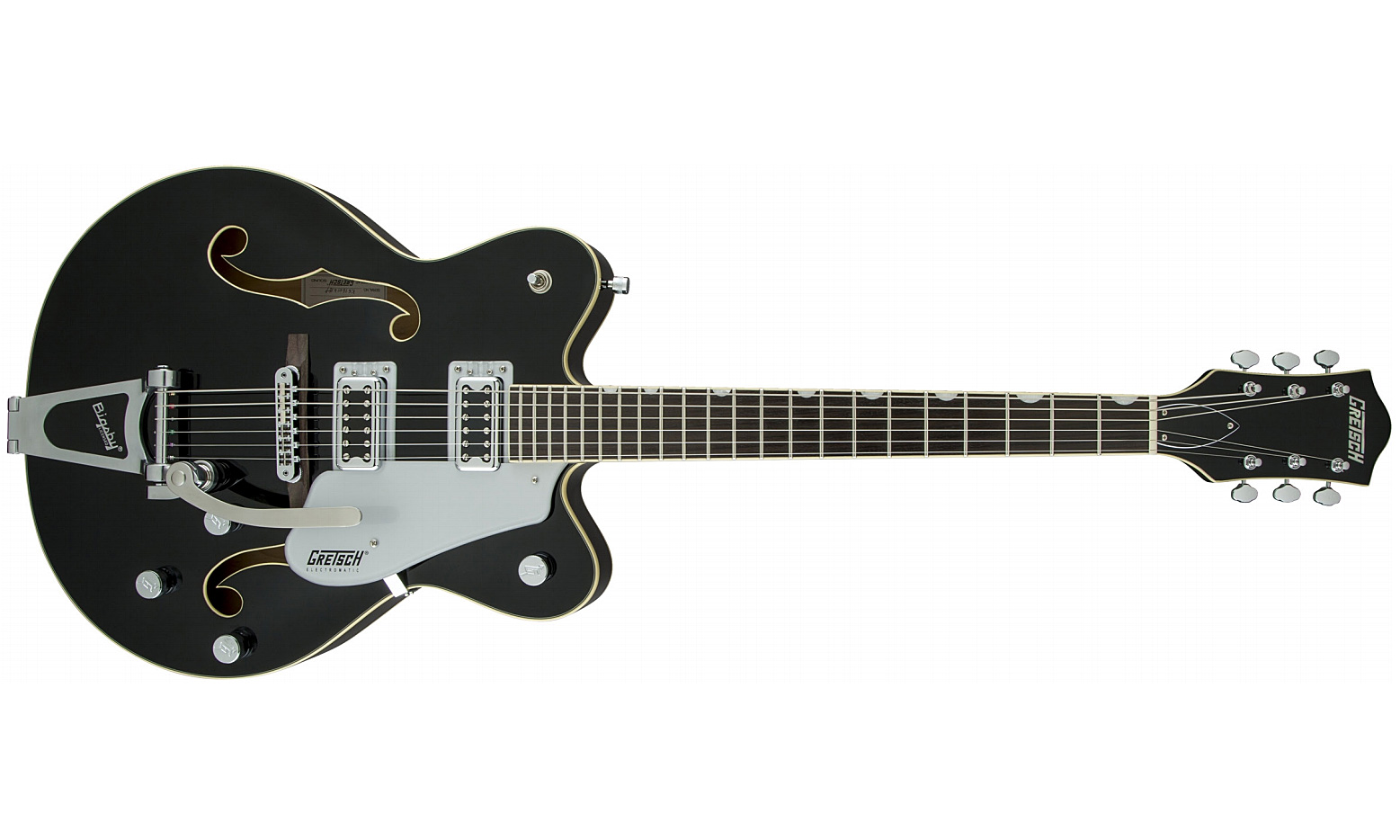 Gretsch G5422t Electromatic Hollow Body 2016 Bigsby - Black - Guitarra elécrica Jazz cuerpo acústico - Variation 1