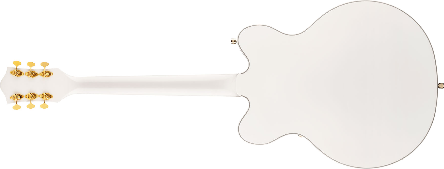 Gretsch G5422tg Electromatic Classic Hollow Body Dc Bigsby Hh Lau - Snowcrest White - Guitarra eléctrica semi caja - Variation 1