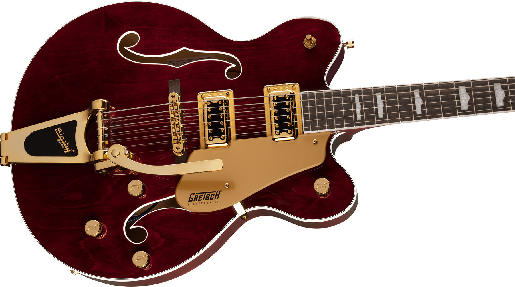 Gretsch G5422tg Electromatic Classic Hollow Body Dc Bigsby Hh Lau - Walnut Stain - Guitarra eléctrica semi caja - Variation 2