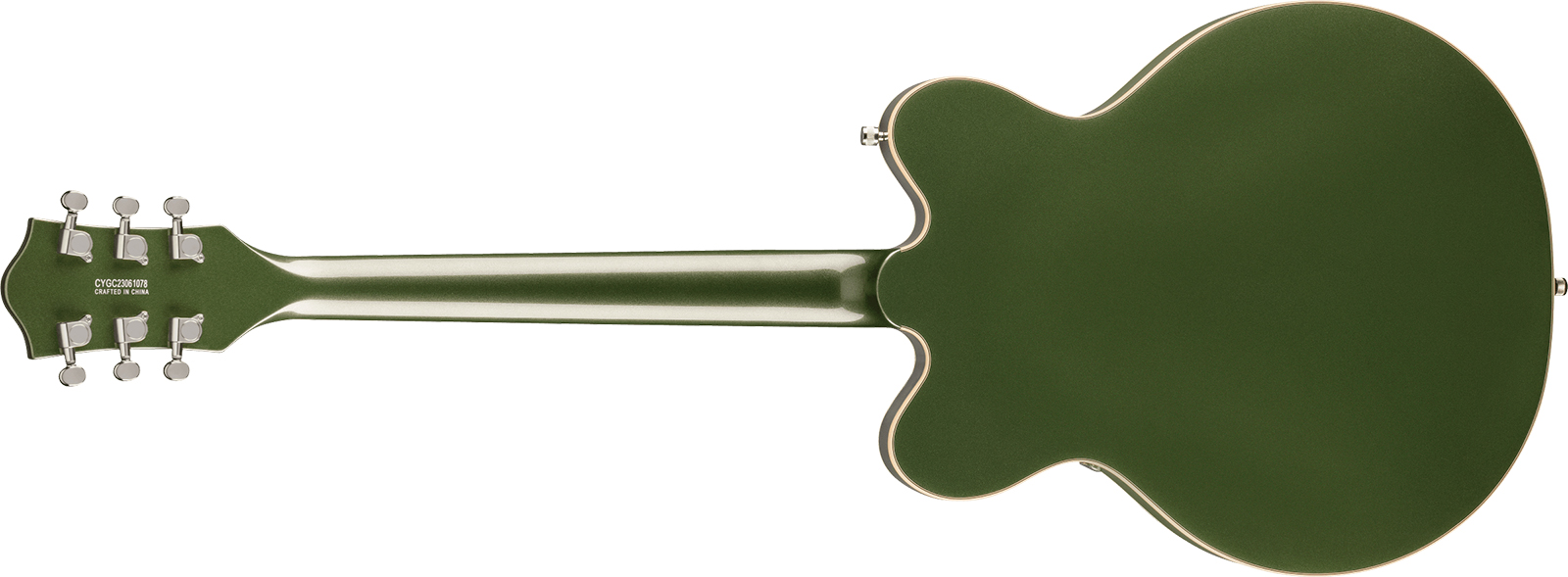 Gretsch G5622 Center Bloc Double Cut V-stoptail Electromatic 2h Ht Lau - Olive Metallic - Guitarra eléctrica semi caja - Variation 1