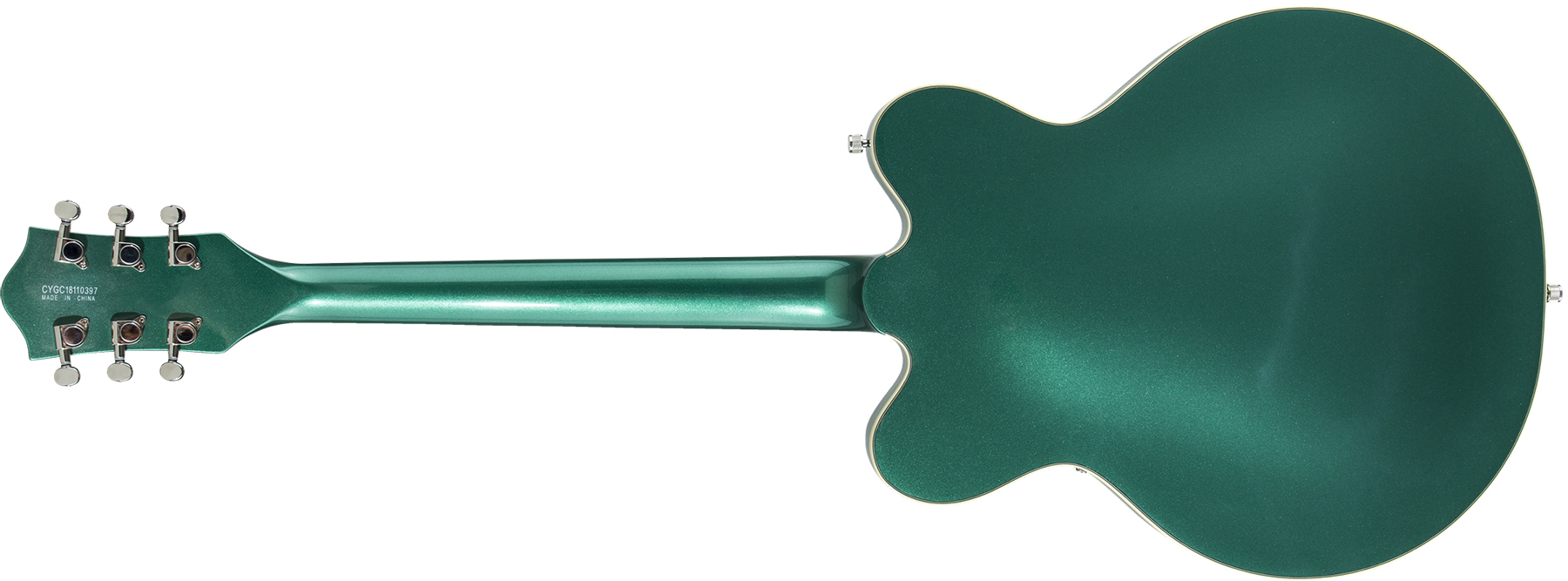 Gretsch G5622t Center Bloc Double Cut Bigsby Electromatic 2019 Hh Lau - Georgia Green - Guitarra eléctrica semi caja - Variation 1