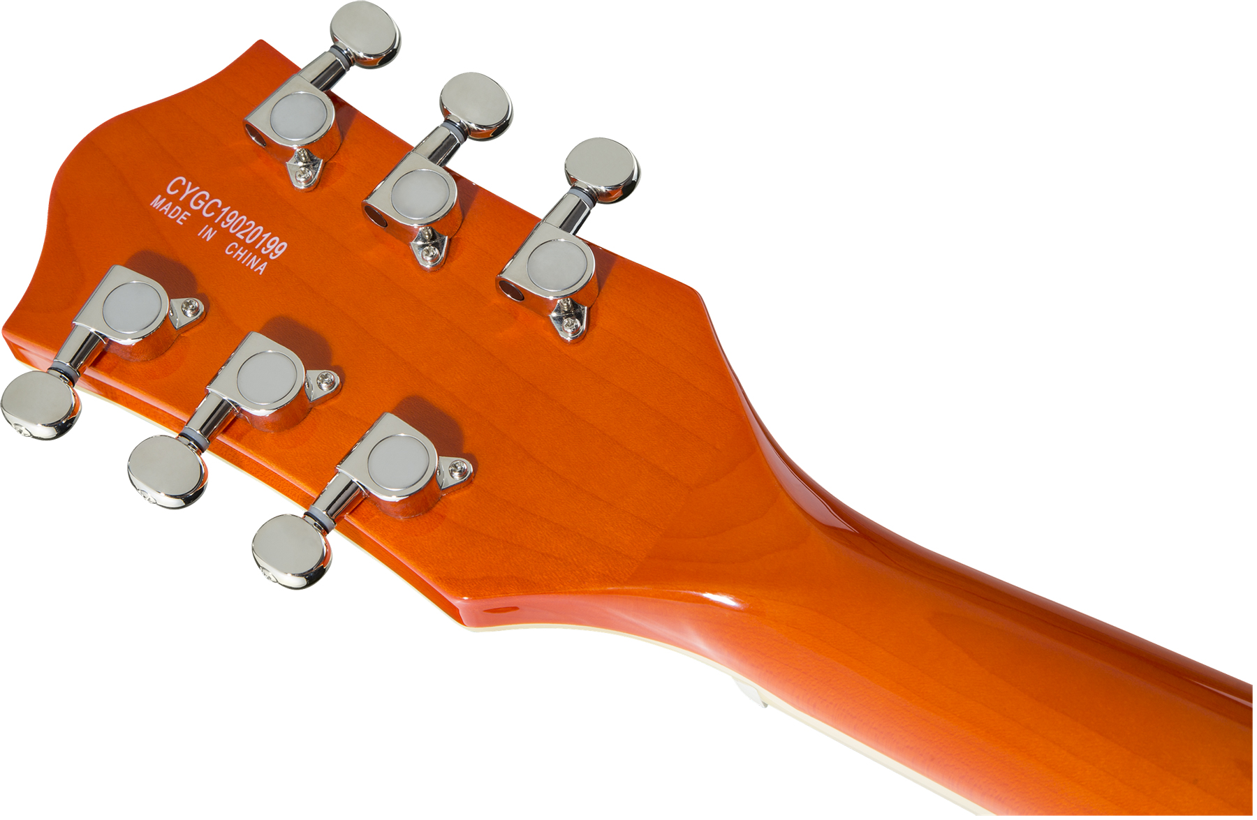 Gretsch G5622t Center Bloc Double Cut Bigsby Electromatic 2019 Hh Lau - Orange Stain - Guitarra eléctrica semi caja - Variation 3