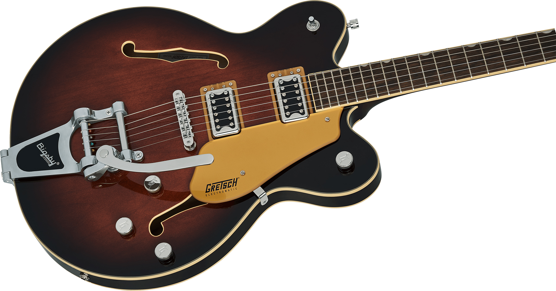 Gretsch G5622t Center Bloc Double Cut Bigsby Electromatic 2h Trem Lau - Single Barrel Burst - Guitarra eléctrica semi caja - Variation 2