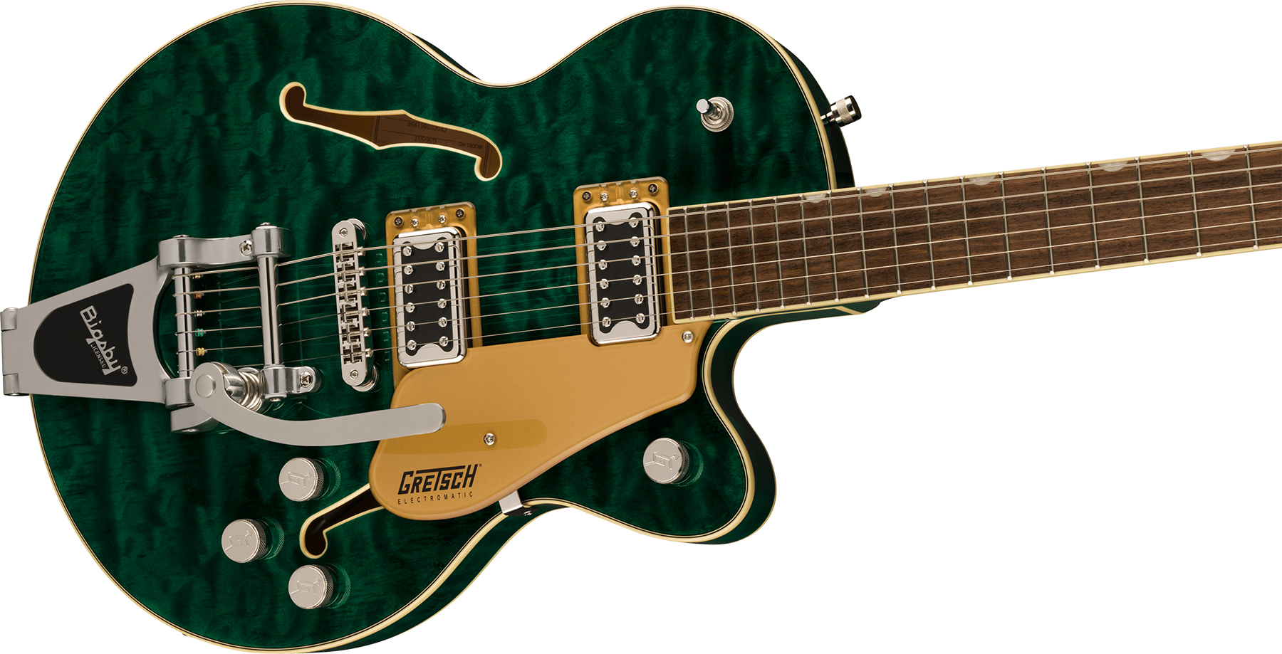 Gretsch G5655t-qm Electromatic Center Block Jr. Bigsby 2h Trem Lau - Mariana - Guitarra eléctrica semi caja - Variation 2