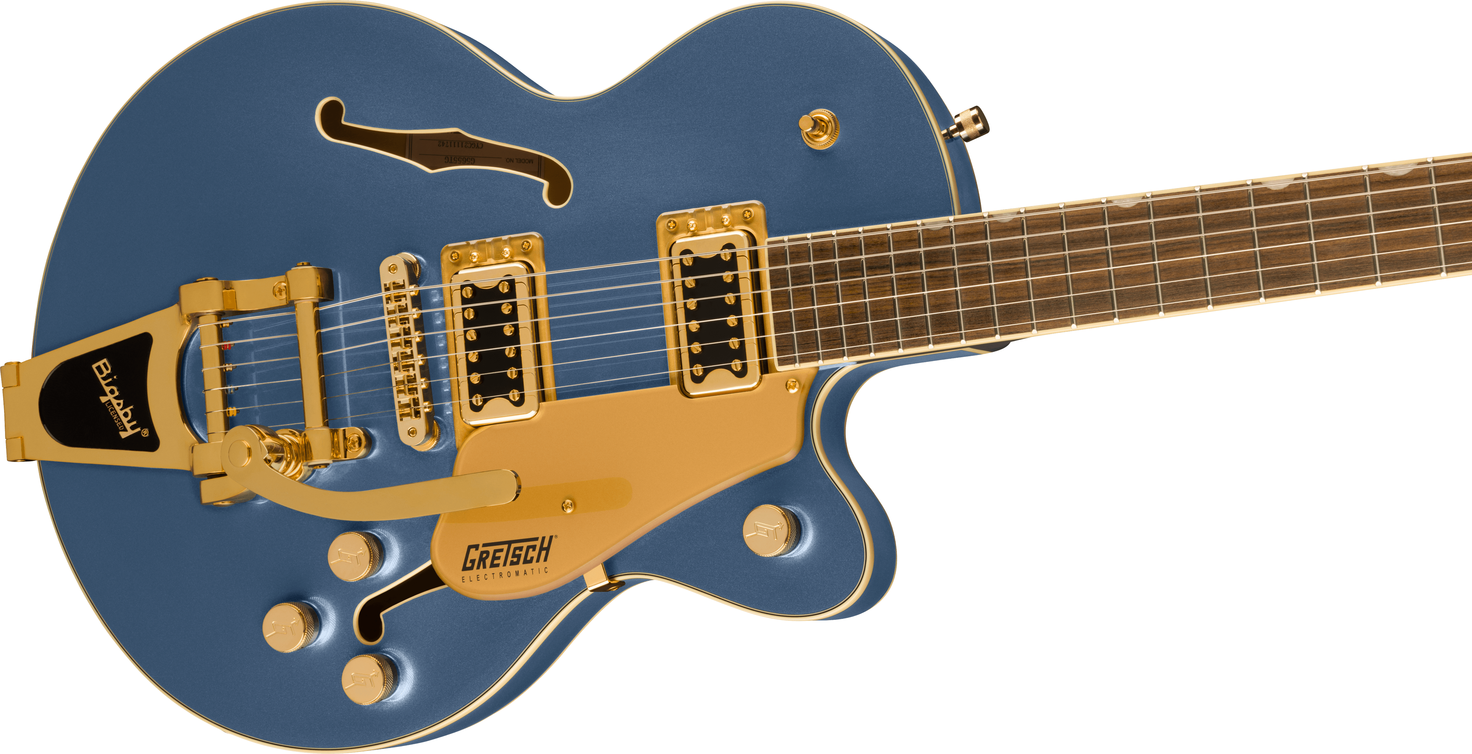 Gretsch G5655tg Electromatic Center Block Jr. Bigsby 2h Trem Lau - Cerulean Smoke - Guitarra eléctrica semi caja - Variation 3