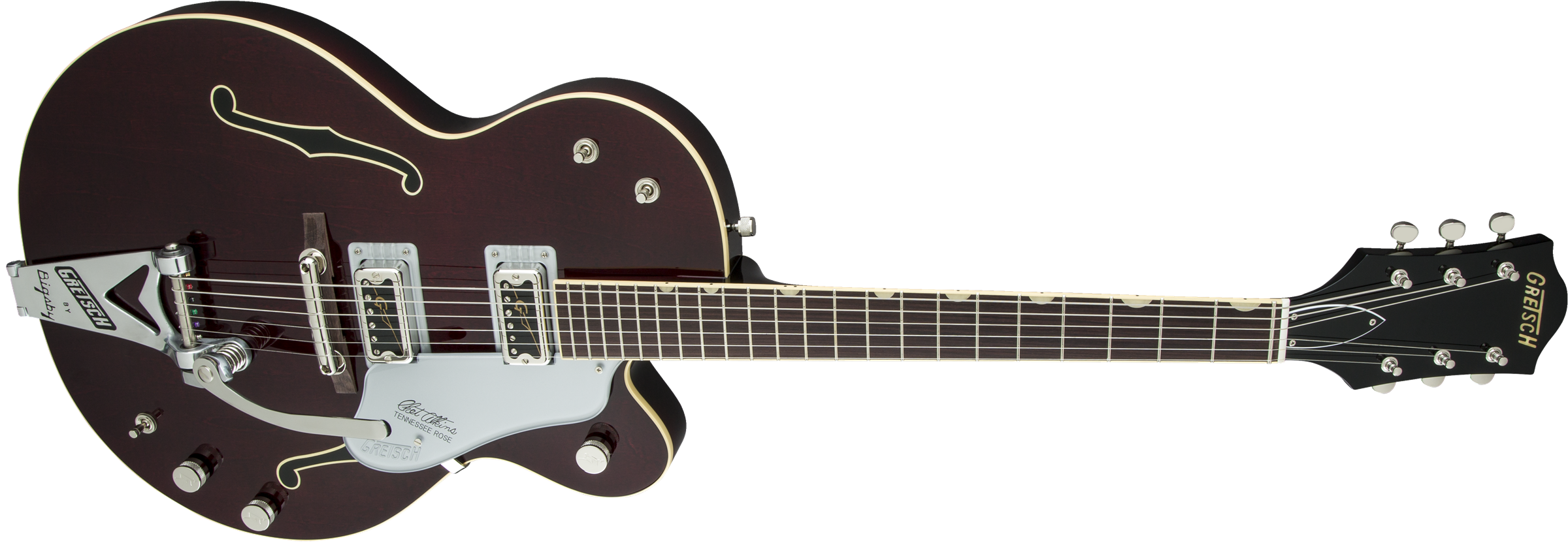 Gretsch G6119t-62vs Chet Atkins Tennessee Rose 2h Trem Rw - Dark Cherry Stain - Guitarra eléctrica semi caja - Variation 2