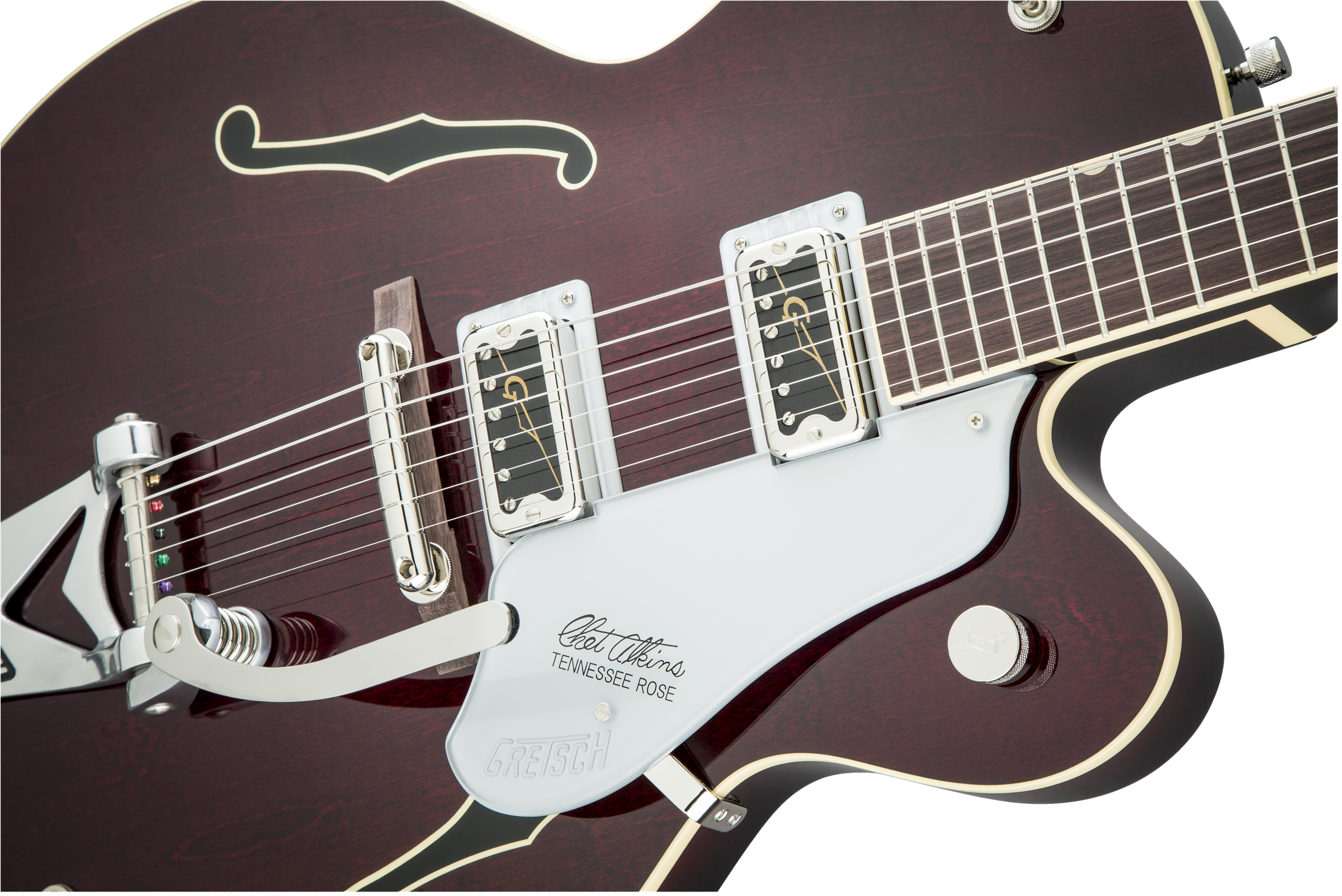 Gretsch G6119t-62vs Chet Atkins Tennessee Rose 2h Trem Rw - Dark Cherry Stain - Guitarra eléctrica semi caja - Variation 3