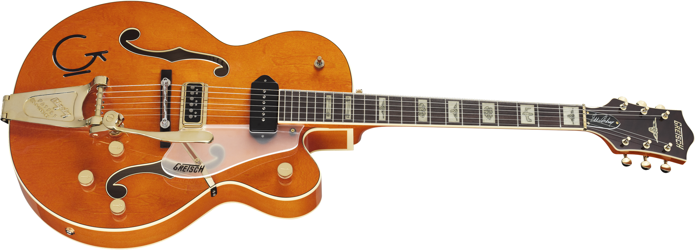 Gretsch G6120 Eddie Cochran Signature - Western Maple Stain - Guitarra elécrica Jazz cuerpo acústico - Variation 1