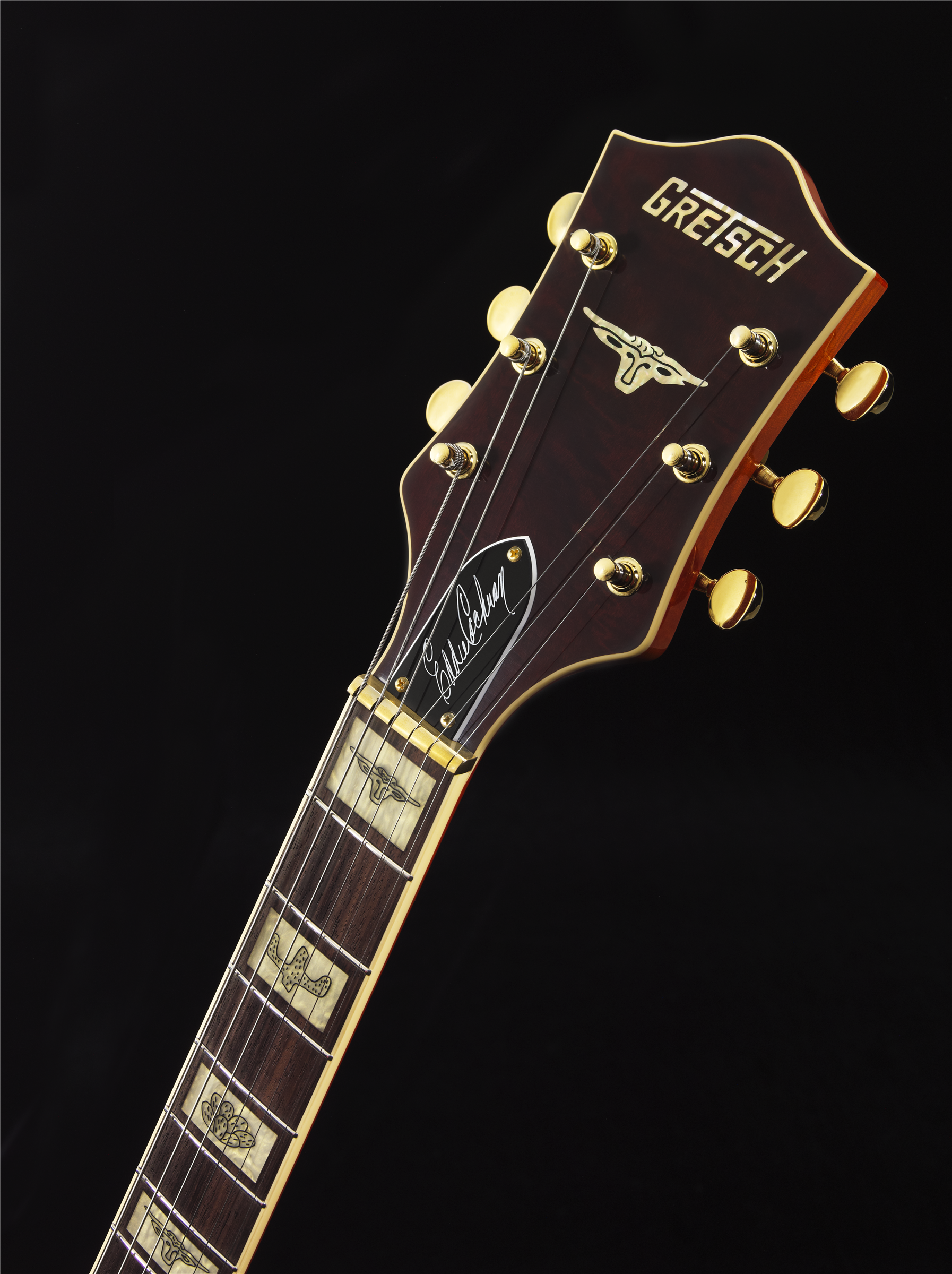 Gretsch G6120 Eddie Cochran Signature - Western Maple Stain - Guitarra elécrica Jazz cuerpo acústico - Variation 3
