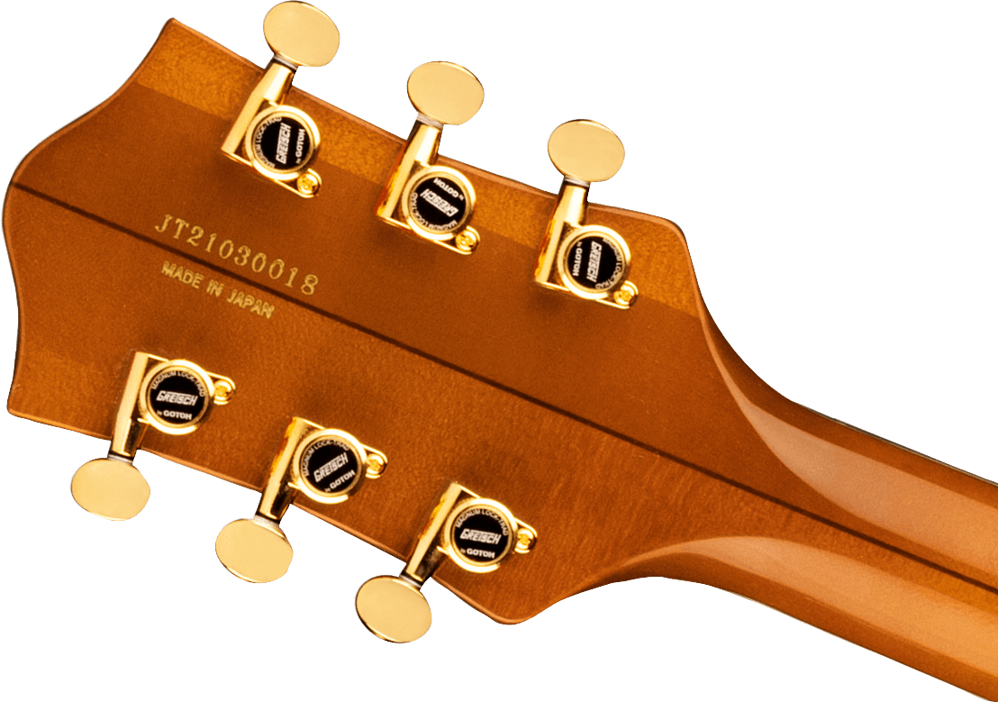 Gretsch G6120tg-ds Players Edition Nashville Pro Jap Bigsby Eb - Roundup Orange - Guitarra eléctrica semi caja - Variation 3