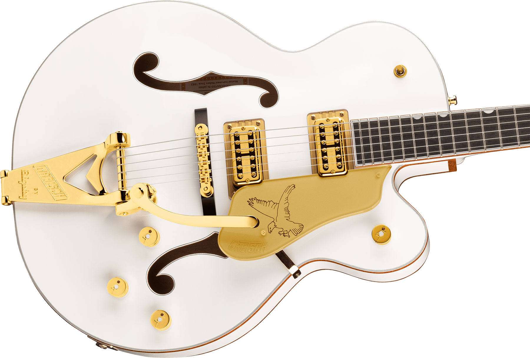 Gretsch G6136tg Players Edition Falcon Hollow Body Pro Jap Hh Trem Eb - White - Guitarra elécrica Jazz cuerpo acústico - Variation 2