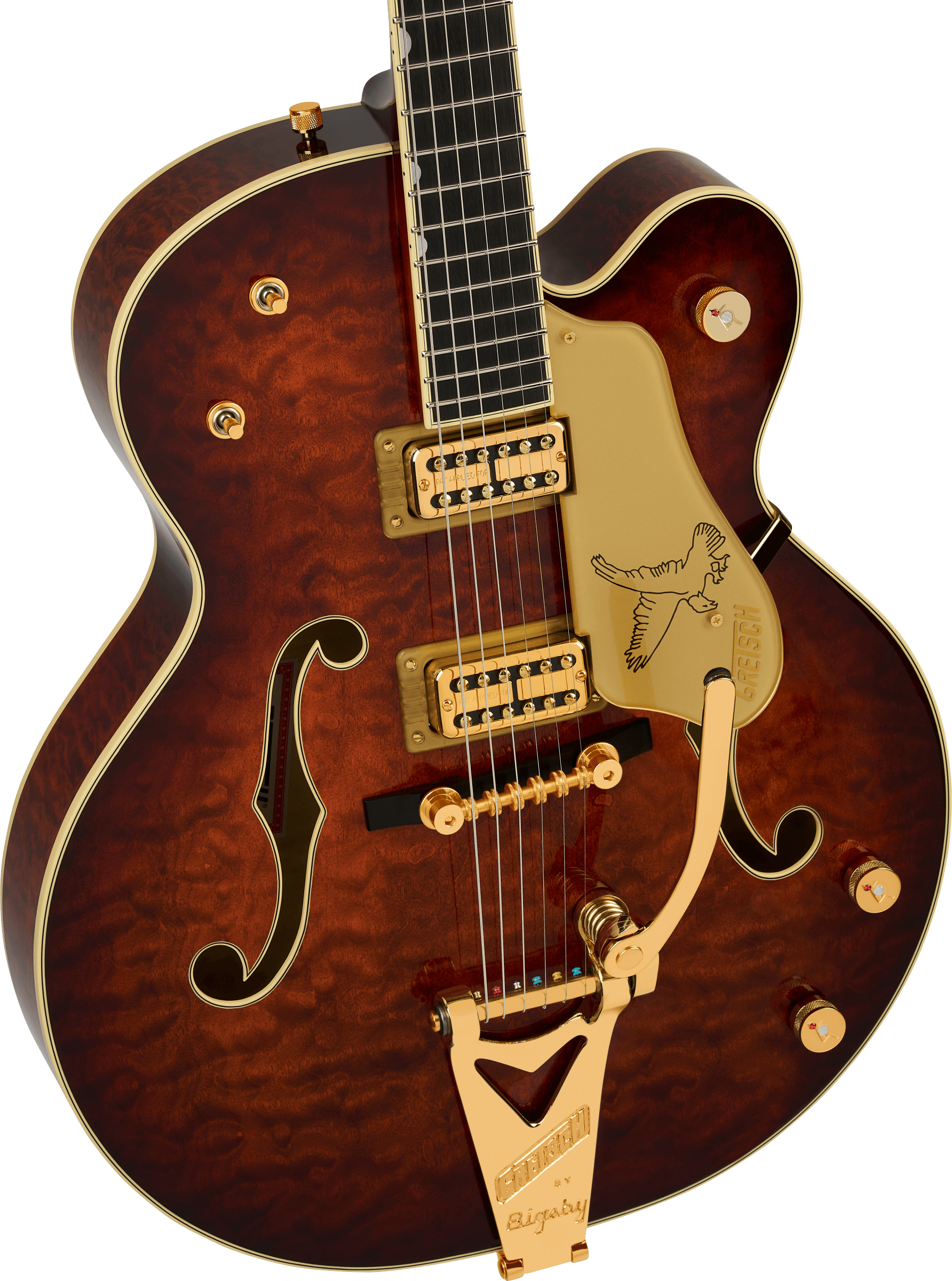Gretsch G6136tgqm-59 Professional Ltd Edition Falcon Trem Hh Eb - Forge - Guitarra eléctrica semi caja - Variation 2