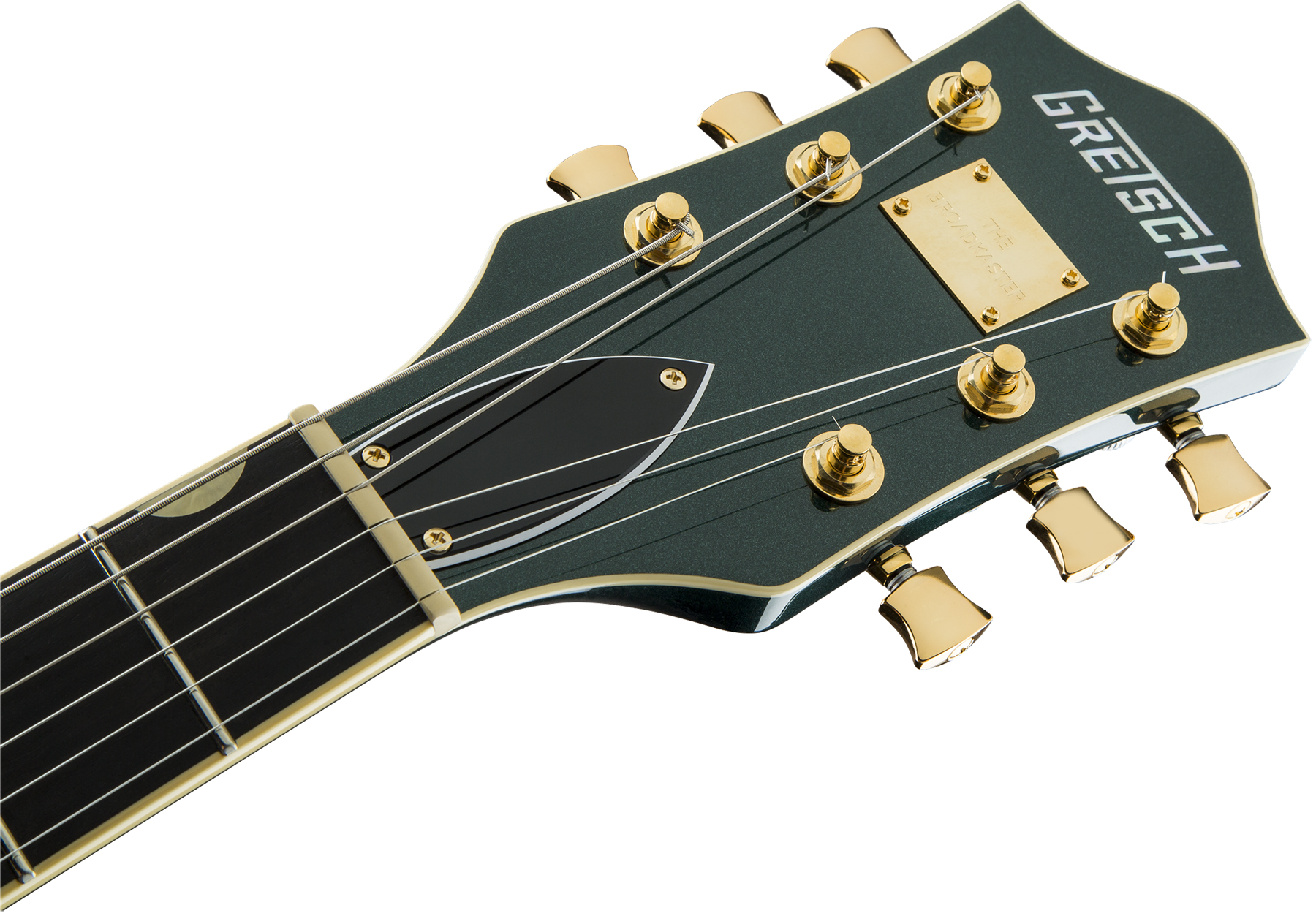 Gretsch G6659tg Broadkaster Jr Center Bloc Players Edition Bigsby Pro Jap 2h Trem Eb - Cadillac Green - Guitarra eléctrica semi caja - Variation 3