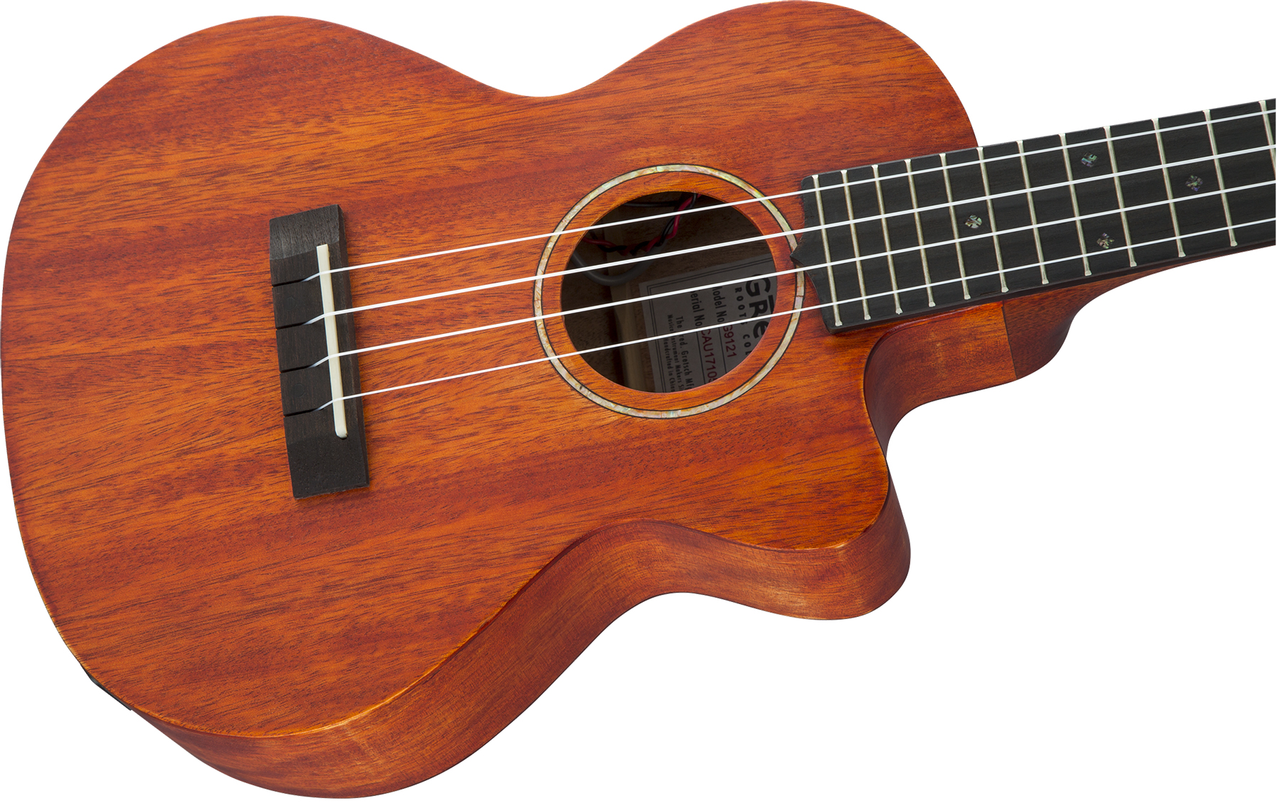 Gretsch G9121 Ace Tenor Cw Tout Acajou Ova +housse - Honey Mahogany Stain - Ukulele - Variation 2