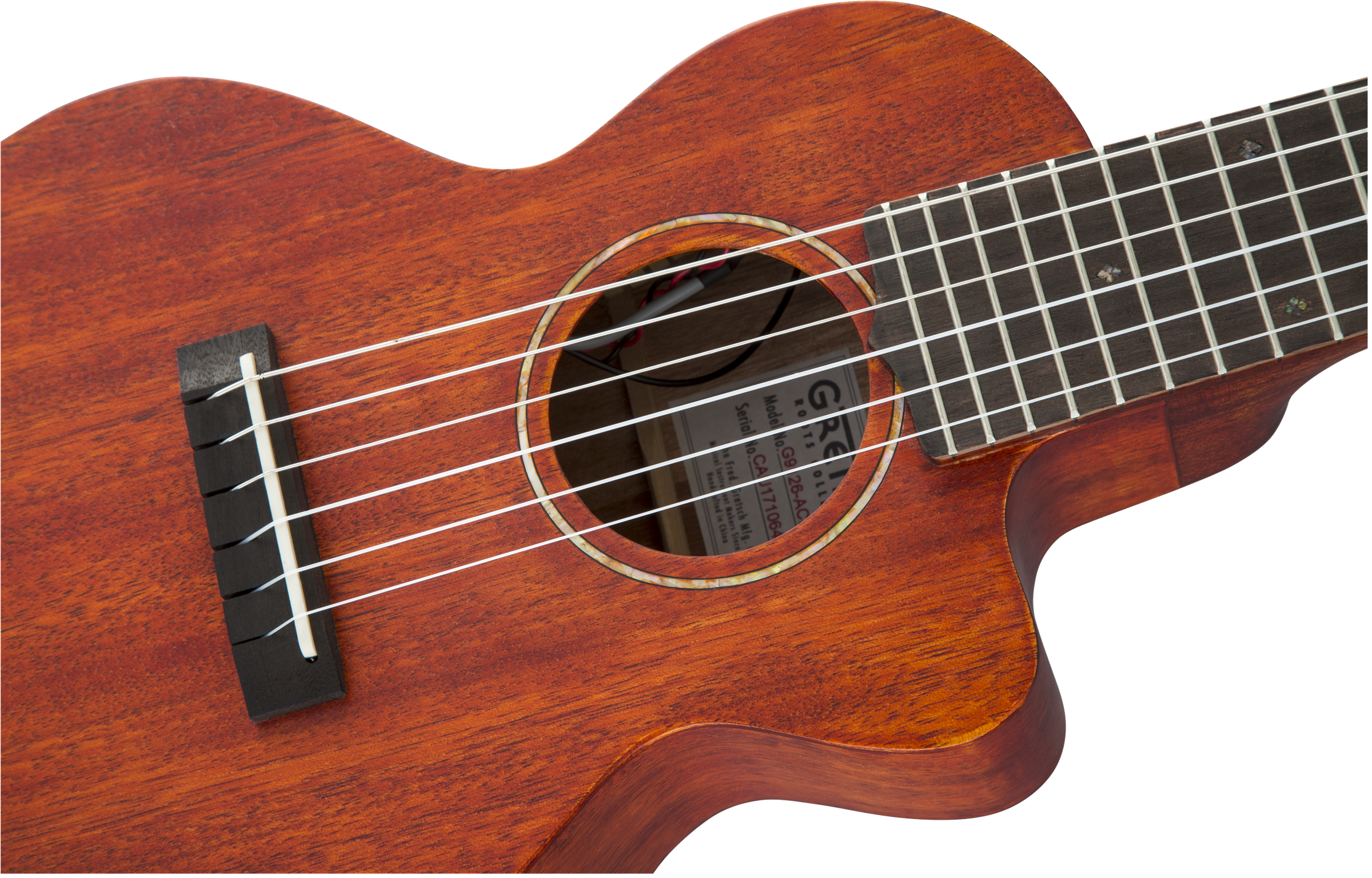 Gretsch G9126 A.c.e. Guitar Ukulele - Honey Mahogany Stain - Guitalele - Variation 3