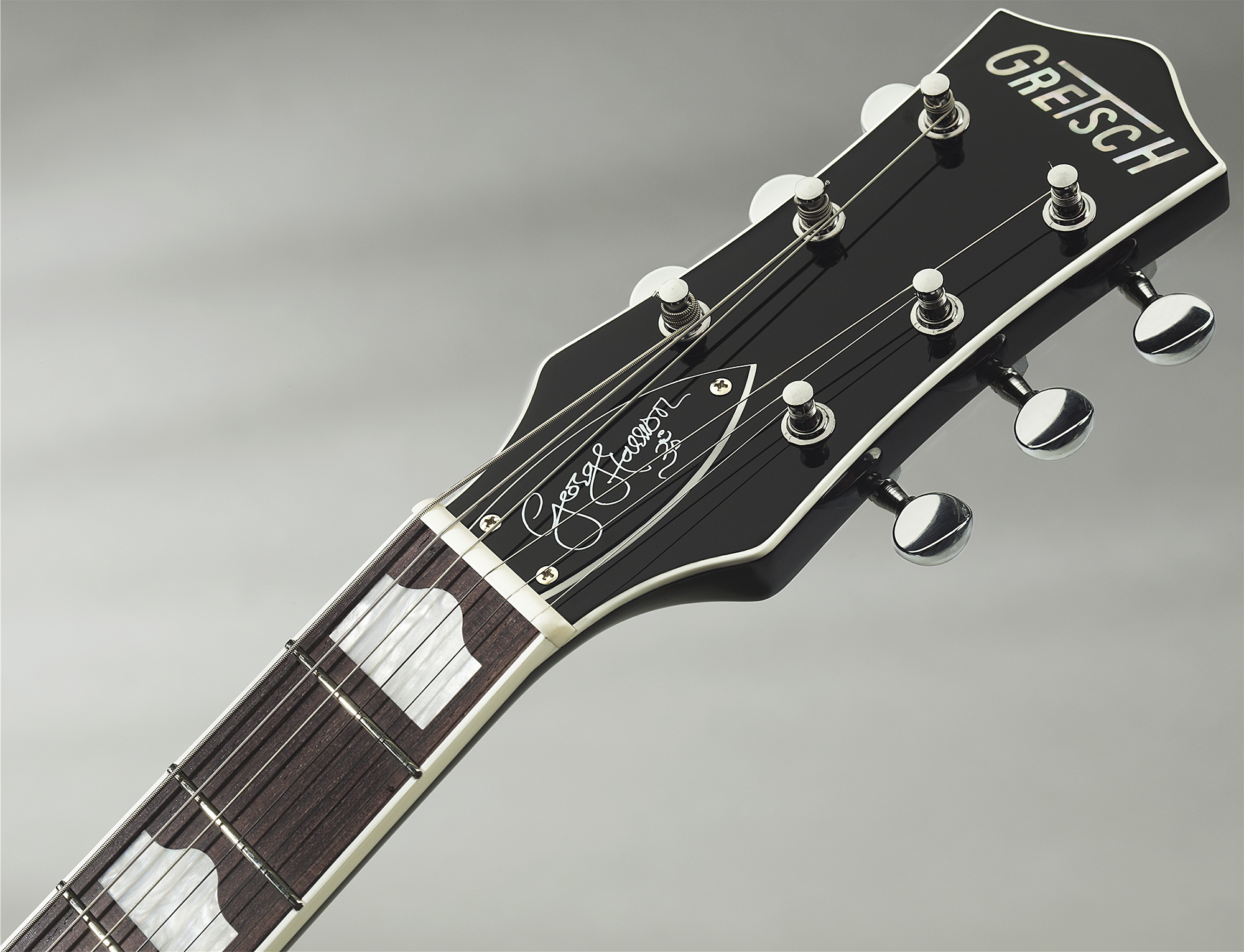 Gretsch George Harrison G6128t-gh Signature Duo Jet - Black - Guitarra eléctrica de corte único. - Variation 3