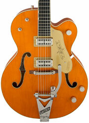 Guitarra elécrica jazz cuerpo acústico Gretsch G6120T-59 Vintage Select Edition '59 Chet Atkins (Japan) - Vintage orange stain