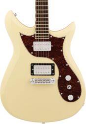 Guitarra eléctrica de doble corte Gretsch Electromatic CVT Double-Cut Wraparound - Vintage white