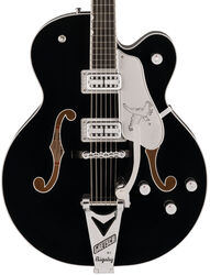 Guitarra eléctrica semi caja Gretsch Professional Falcon Hollow Body with Bigsby (Japan) - Black