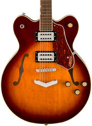 Guitarra eléctrica semi caja Gretsch Streamliner Center Block Double-Cut G2622 V-Stoptail - Forge glow