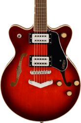 Guitarra eléctrica de doble corte Gretsch G2655 Streamliner Center Block Jr. Double-Cut with V-Stoptail - Claret burst