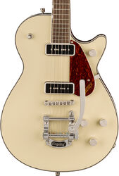Guitarra eléctrica de corte único. Gretsch G5210T-P90 Electromatic Jet Two 90 Single-Cut with Bigsby - Vintage white