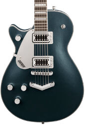 Guitarra electrica para zurdos Gretsch G5220LH Electromatic Jet BT Single-Cut V-Stoptail - Jade grey metallic