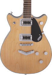 Guitarra eléctrica de doble corte Gretsch G5222 Electromatic Double Jet BT with V-Stoptail - Aged natural