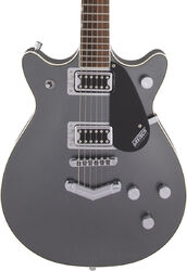 Guitarra eléctrica de doble corte Gretsch G5222 Electromatic Double Jet BT with V-Stoptail - London grey
