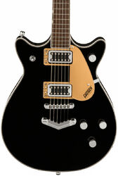 Guitarra eléctrica de doble corte Gretsch G5222 Electromatic Double Jet BT with V-Stoptail - Black