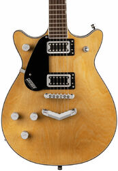 Guitarra electrica para zurdos Gretsch G5222LH Electromatic Double Jet BT with V-Stoptail - Natural
