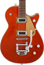 Guitarra eléctrica de corte único. Gretsch G5230T Electromatic Jet FT Single-Cut Bigsby - orange stain