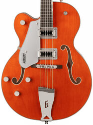 Guitarra electrica para zurdos Gretsch G5420LH Electromatic Classic Hollow Body Single-Cut With Bigsby - Orange stain