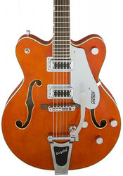 Guitarra elécrica jazz cuerpo acústico Gretsch G5422T Electromatic Hollow Body - Orange stain