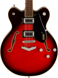 G5622 Electromatic Center Block Double-Cut with V-Stoptail - claret burst