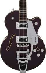 Guitarra eléctrica semi caja Gretsch G5655T Electromatic Center Block Jr. Single-Cut Bigsby - Dark cherry metallic
