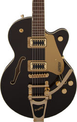 Guitarra eléctrica semi caja Gretsch G5655TG Electromatic Center Block Jr. - Black gold
