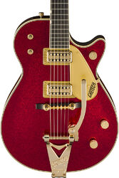 Guitarra eléctrica de corte único. Gretsch Professional G6129TG-59VS Ltd (Japan) - red sparkle