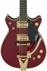 Guitarra eléctrica de doble corte Gretsch G6131T-62 Vintage Select ’62 Jet With Bigsby (Japan) - Vintage firebird red