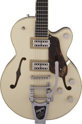 Guitarra eléctrica semi caja Gretsch G6659T Players Edition Broadkaster Jr. Nashville Professional Japan - Two-tone lotus ivory/walnut stain